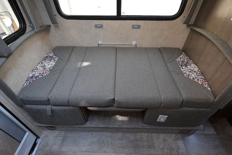 Bigfoot Camper Dinette Made Into Bed