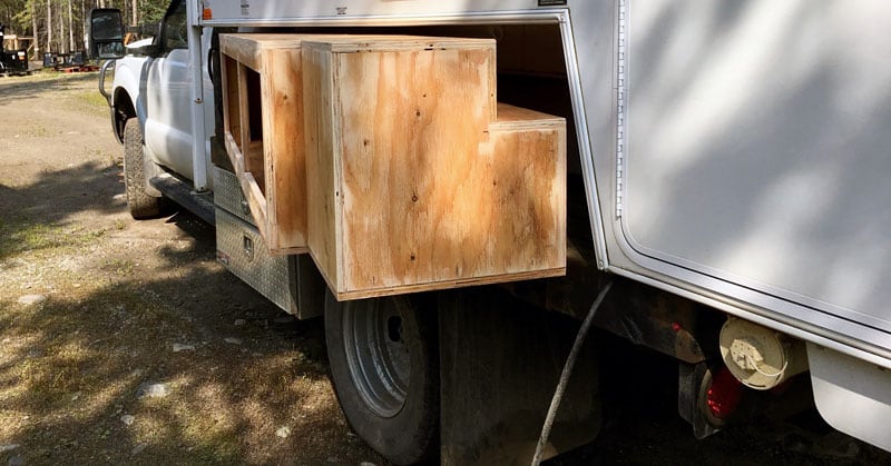 Flatbed Truck Storage Boxes Installation