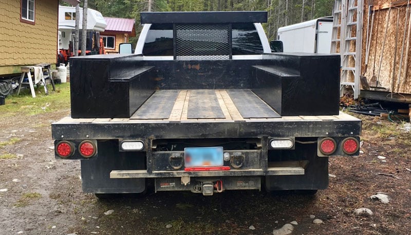 Flatbed Truck Storage Mod Without Camper