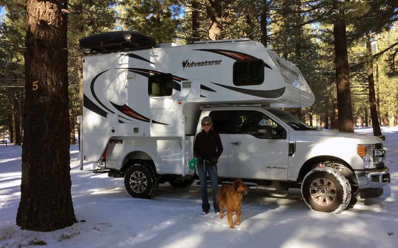 Mammoth RV Park Winter Camping