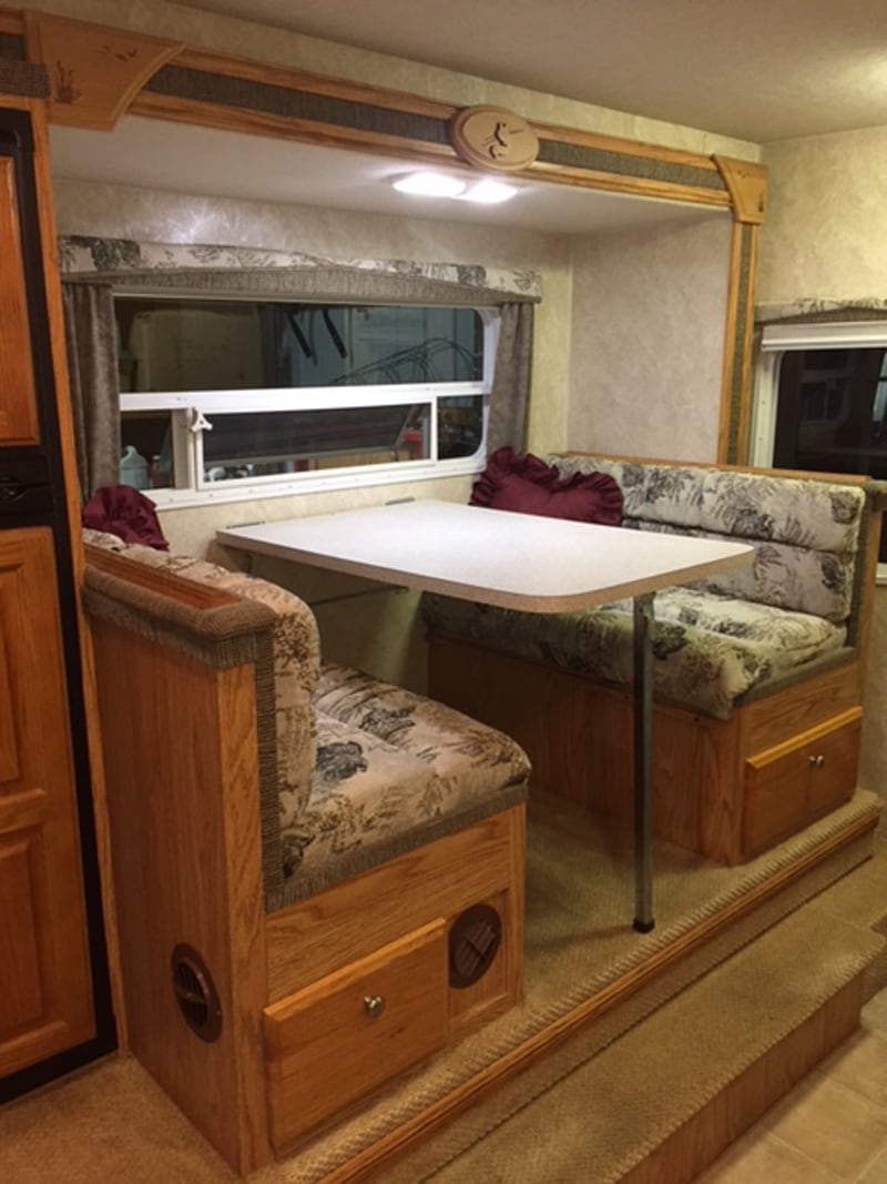 Regular Camper Dinette Before Jackknife Sofa