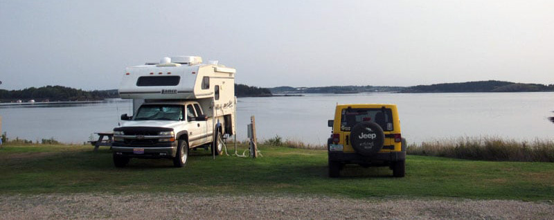 Sunset Point RV Park in Lubec, Maine