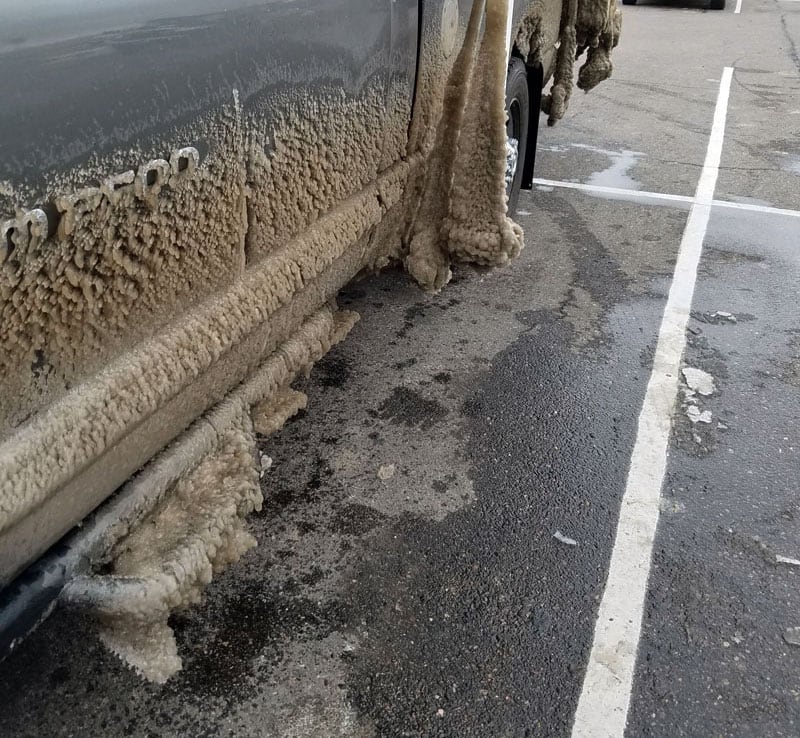 Dirty Truck After Four Wheel Drive Roads