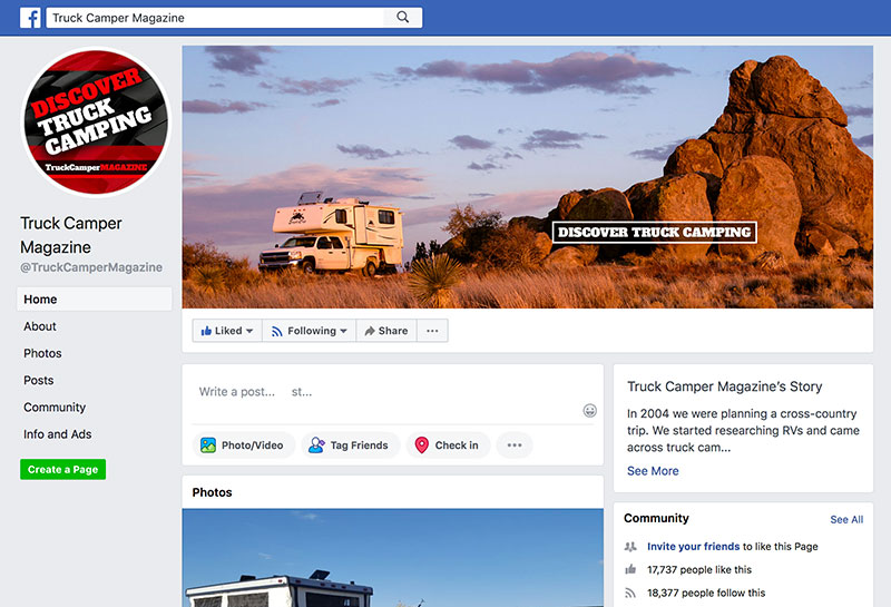 Discover Truck Camping on Facebook