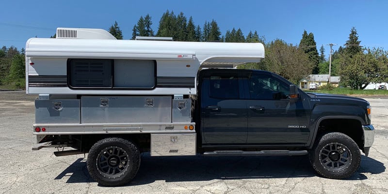 ProTech Modular Flatbed With Alaskan Camper