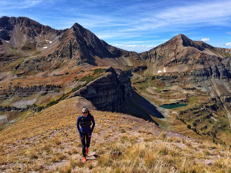 Running Above Our Campsite On Scarps Ridge In Crested Butte Colorado