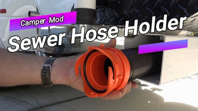 Sewer Hose Holder