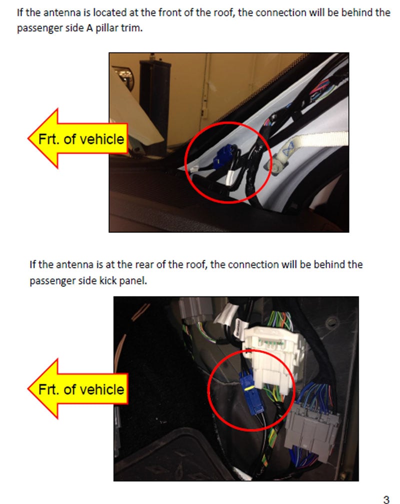 Shark Fin Relocation Cable Location Connection