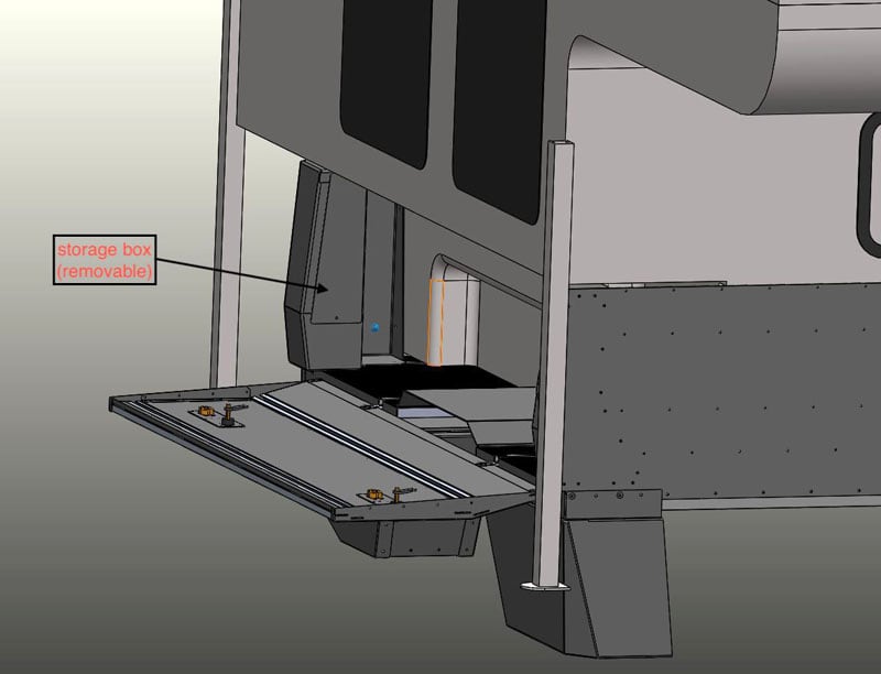 SherpTek Drawings Rear Corner Box Flank Storage