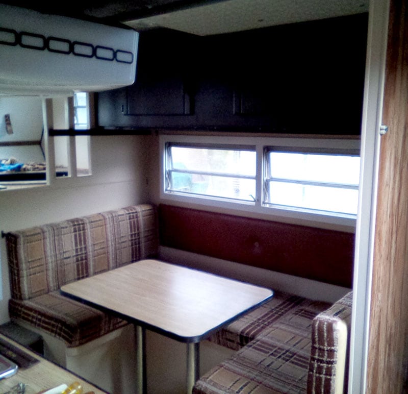 Travel Mate Dinette Interior