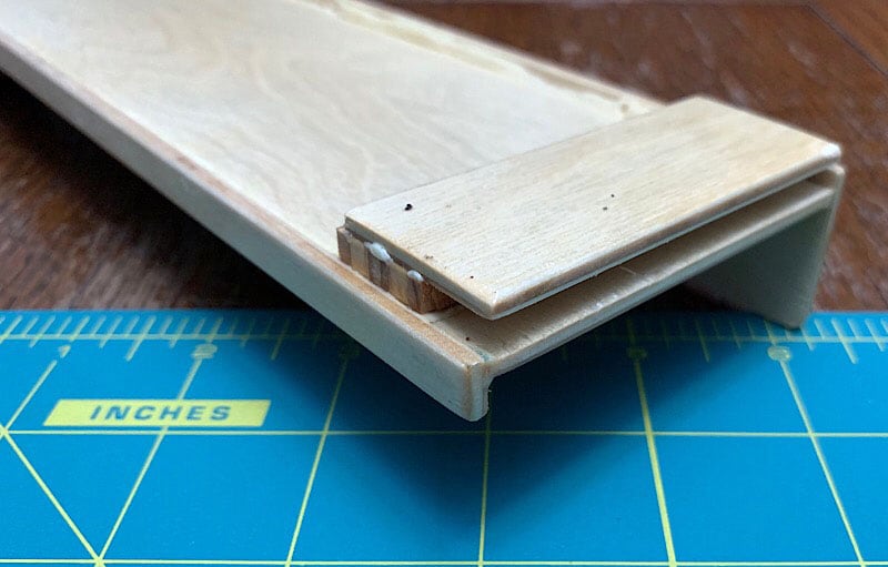 Bathroom Shelf Blockers Glued