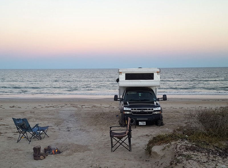 Dug My Front Axles Into The Sand To Level Rig