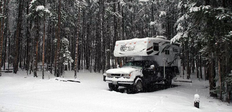 Four Wheel Drive Snow Yellowstone