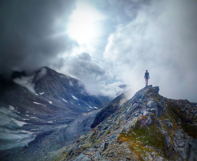 Gloomy Alyeska Mountain