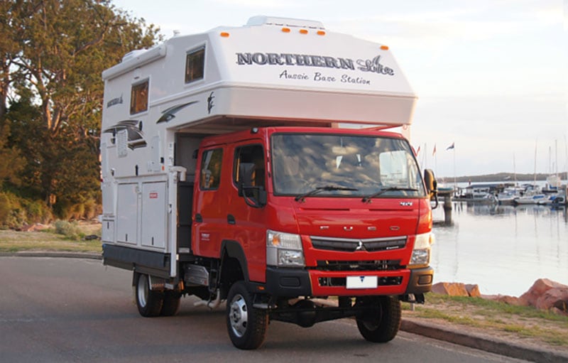 Aussie Base Station On Fuso Truck