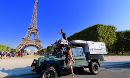 Effel Tower Paris Four Wheel Camper