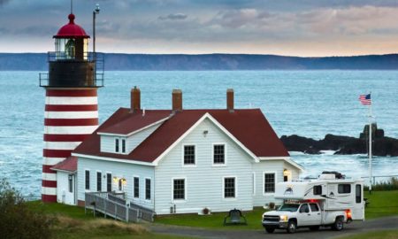 Quoddy Lighthouse In Maine