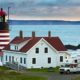 Quoddy Lighthouse In Maine