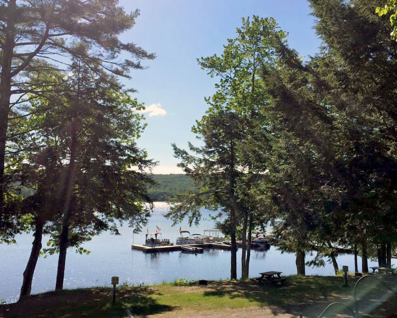 Sennebec Lake Campground In Union Maine