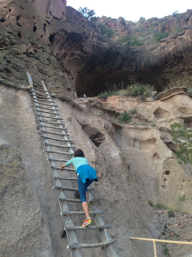 Bandelier Alcove House Jenny Ladders