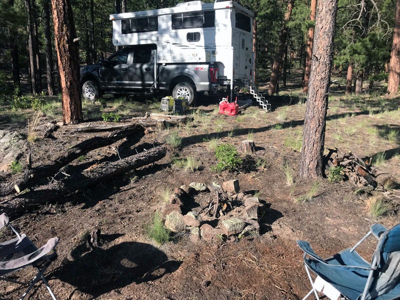 Boondocking Forest Road 19 New Mexico