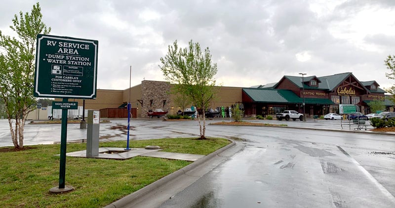 Cabela's Has A Dump Station