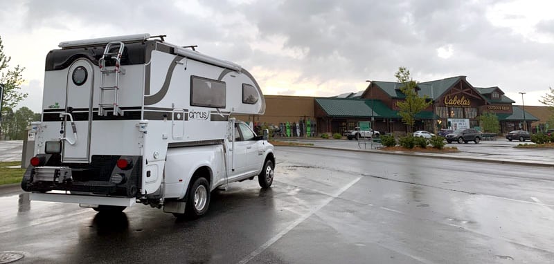 Cabelas Has Nice Big RV Spots