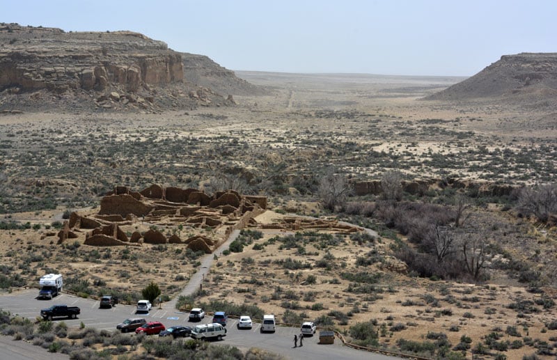 Chaco Culture Parking Lot