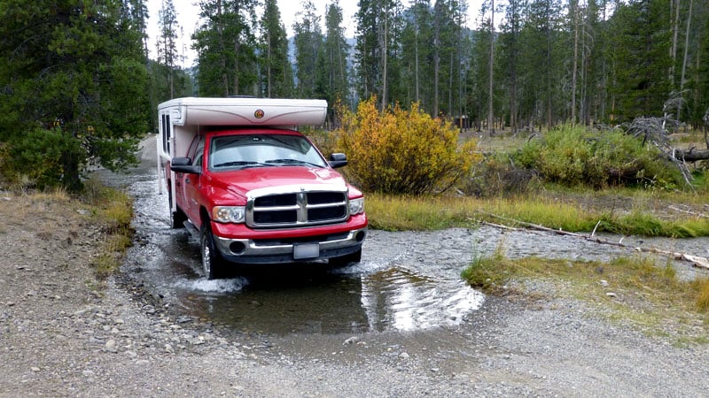 Crossing The Salmon River In Central Idaho