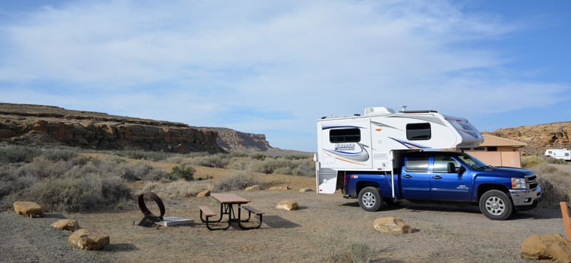 Lance Camper Camping Chaco National Park