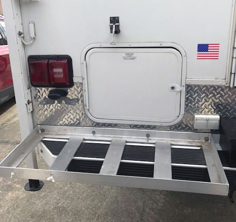 Small Rear Storage Platform On Bumper