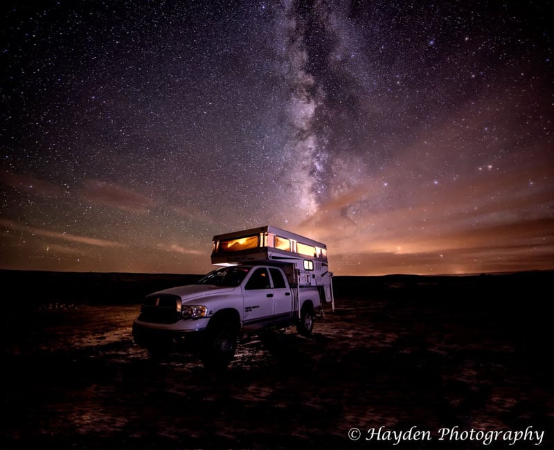 Camping Area At Bisti Badlands