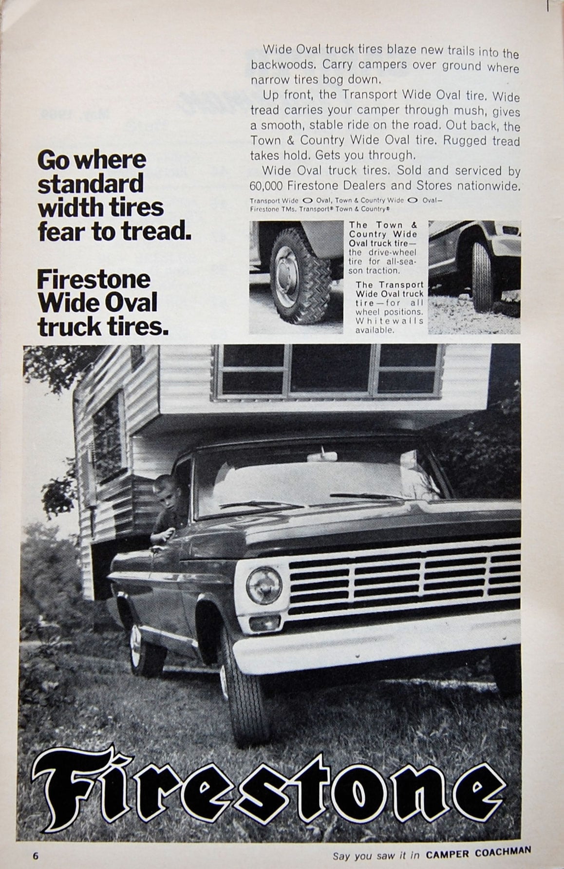 1969 Firestone Tire Camper Ad