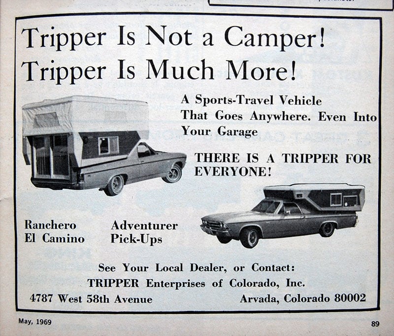 1969 Tripper Camper Ad