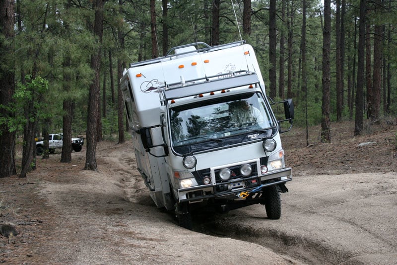 Chassis Roll Angle Tests And 4x4 Training