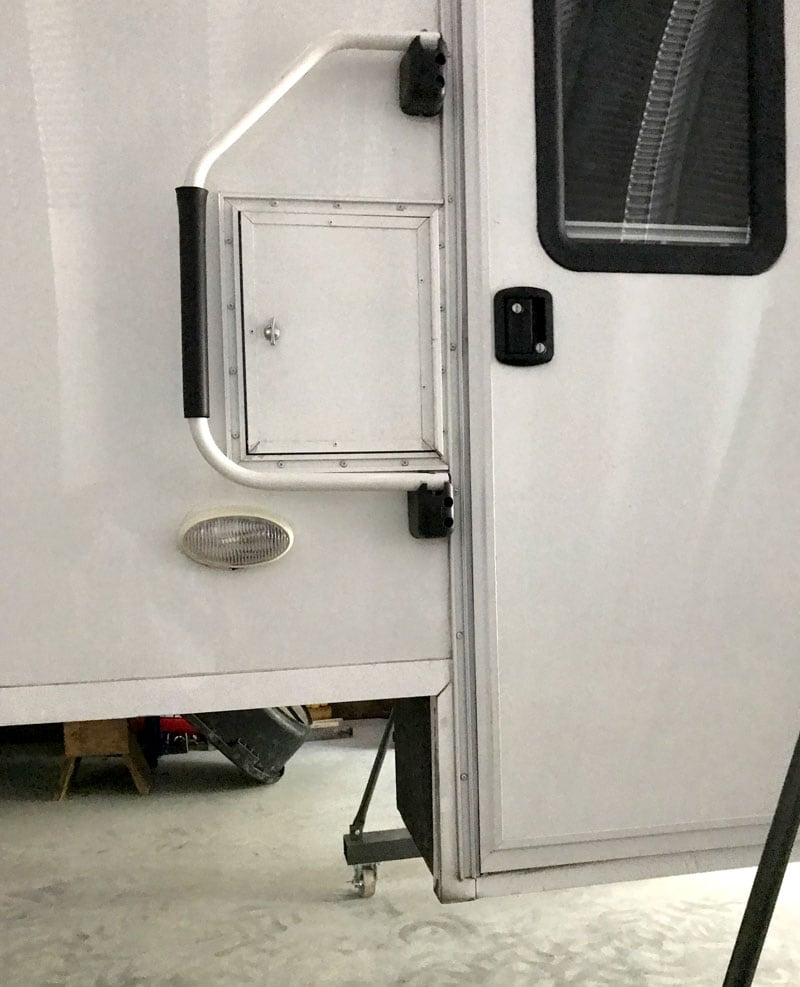 Flatbed Camper Door Lower