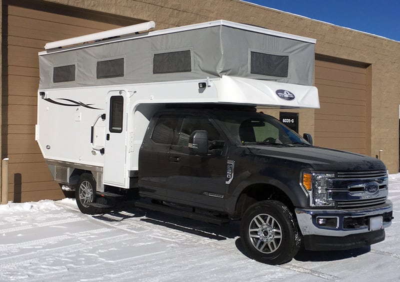 Ford F350 Flatbed Camper