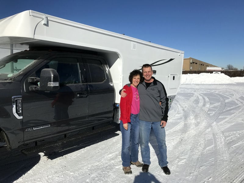 Gaye And David Ruble at Phoenix Campers in Commerce City, Colorado