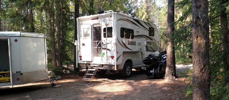 Lance Camper Tow Motorcycle Trailer