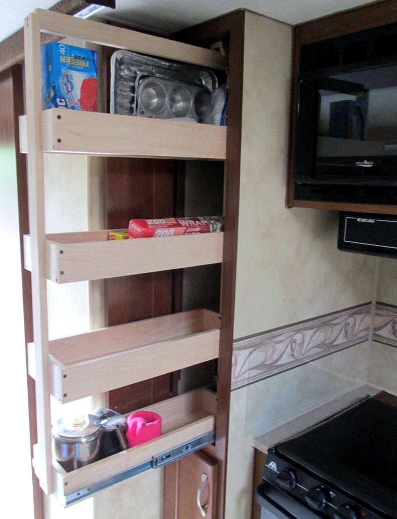 New Wooden Pull Out Pantry With More Space