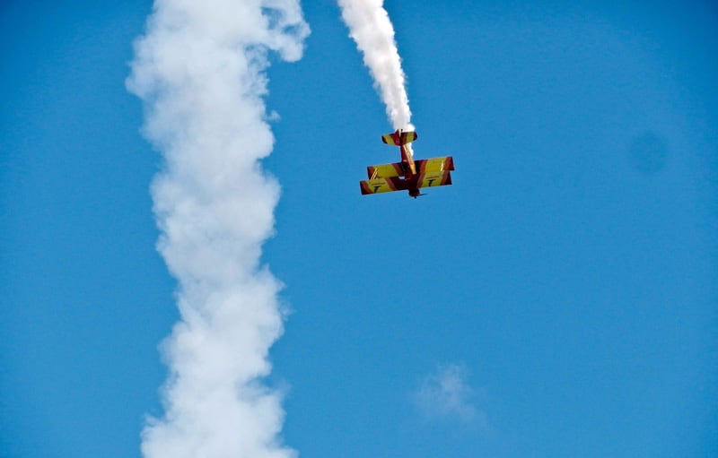 Oshkosh Air Show Plane Tricks