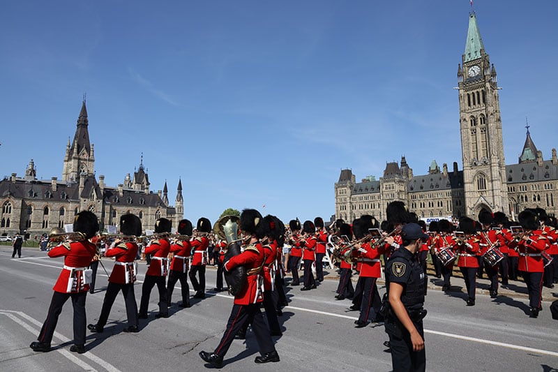 Ottawa Changing of the Guard Parliament