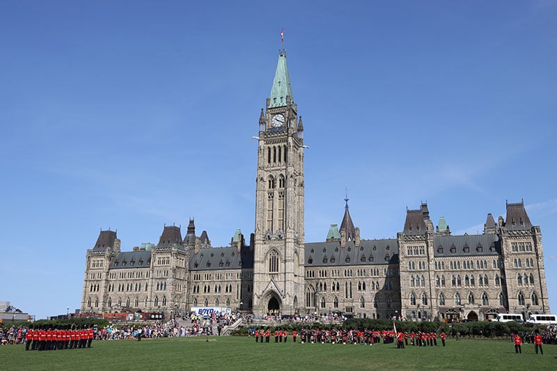 Parliament Ottawa Changing Guard
