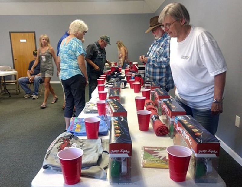 Raffle Table 2019 Midwest Rally