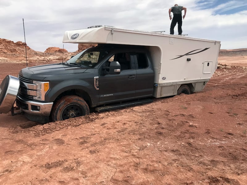 Stuck At Lake Powell Camping