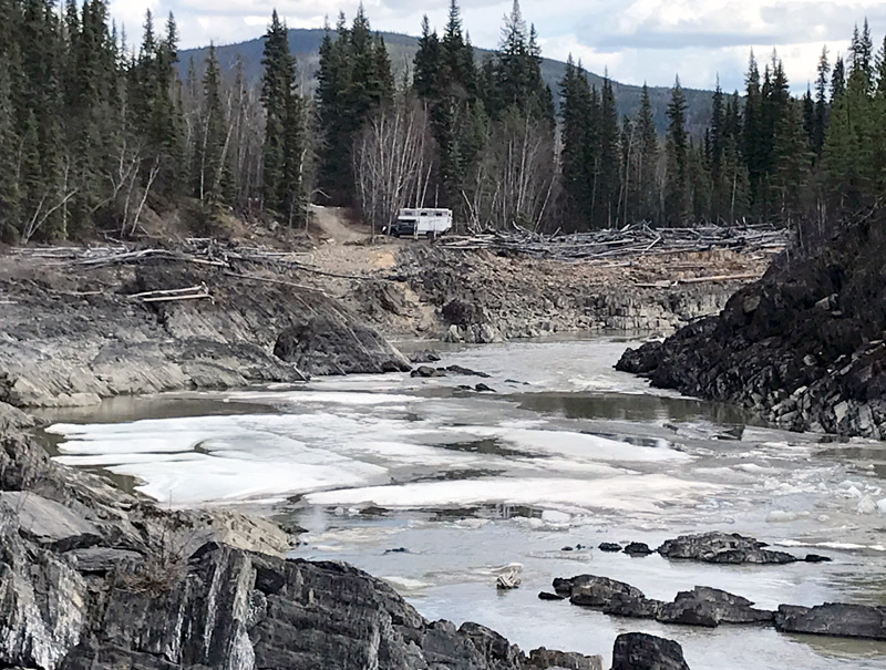 Whirlpool Canyon, British Columbia along The Alaska Highway