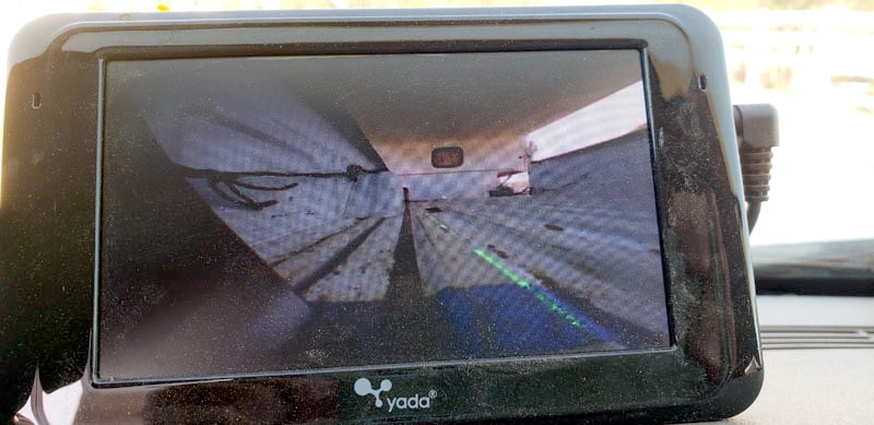 Yada Camera View From Truck misaligned