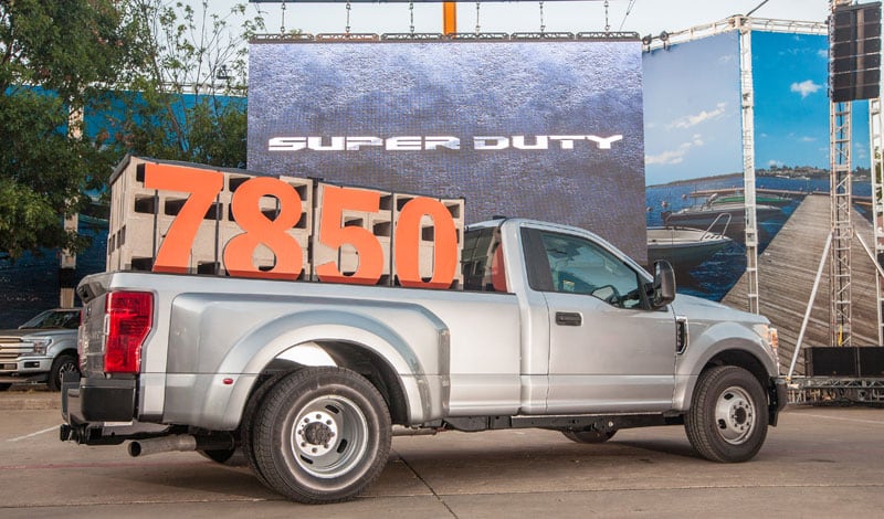 2020 Ford Super Duty 7850 Payload Capacity