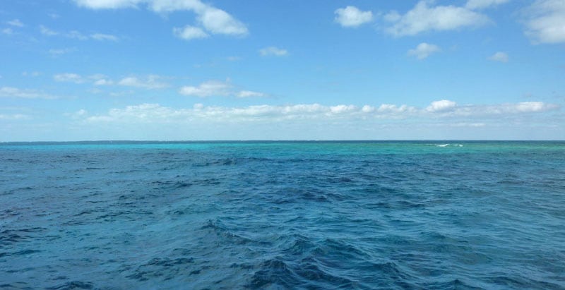 Blue Green Water Of The Florida Keys