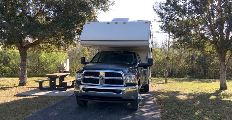 Camping In Everglades Midway